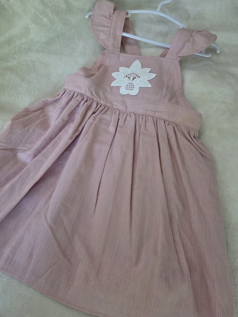 Victoria Beckham for Target Blush Pink Floral Applique Sundress